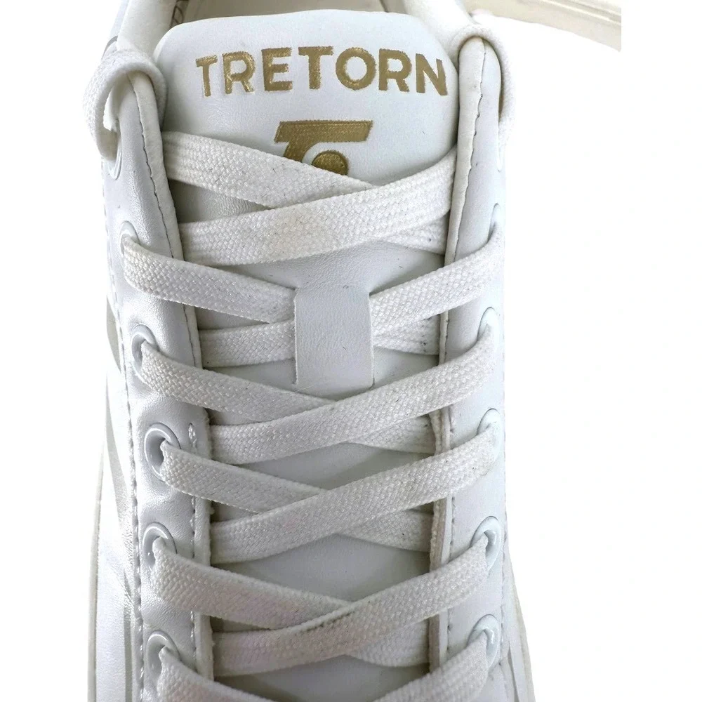 Tretorn Women's Serve‎ Sneakers Size 8M White Faux Leather Casual Shoes